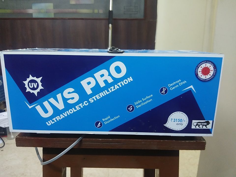 UVS PRO disinfection box.  15"x6"
Mrp: 3150 uploaded by Vclear  on 8/6/2020