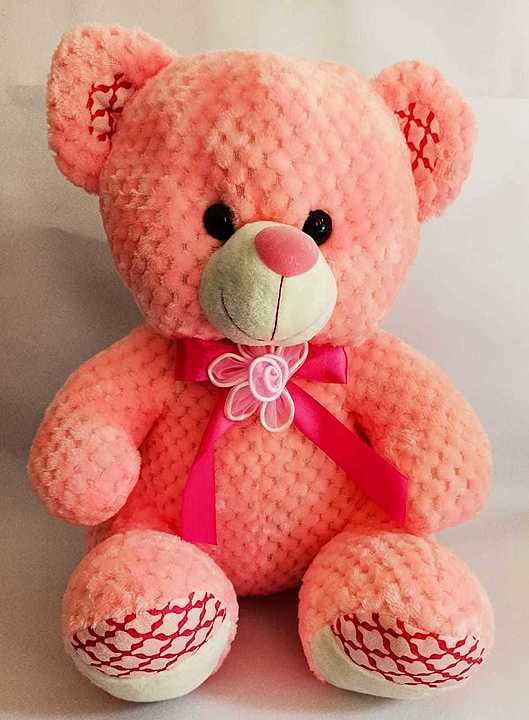Teddy bear pink -40cm Height uploaded by business on 8/6/2020