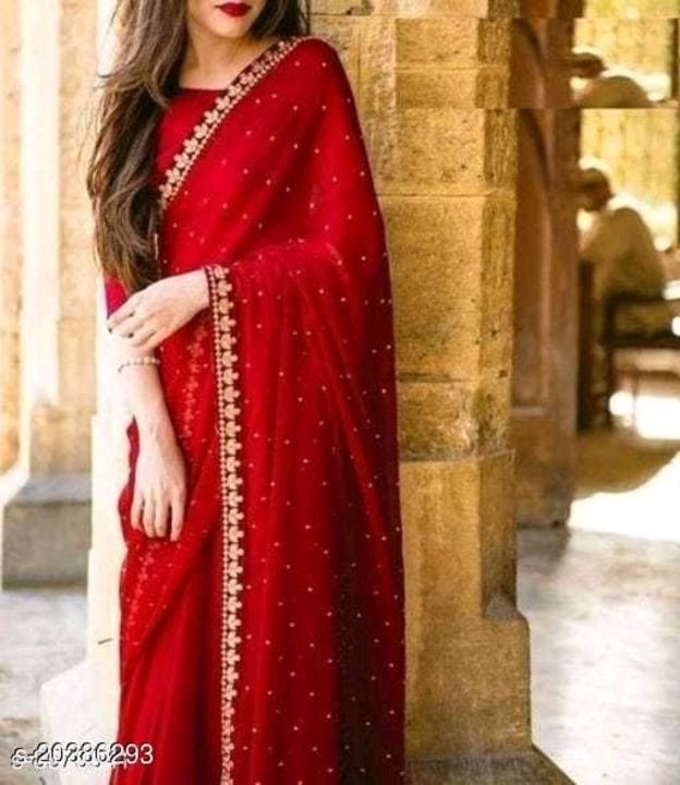 Georgette saree uploaded by Annu shop on 5/23/2021