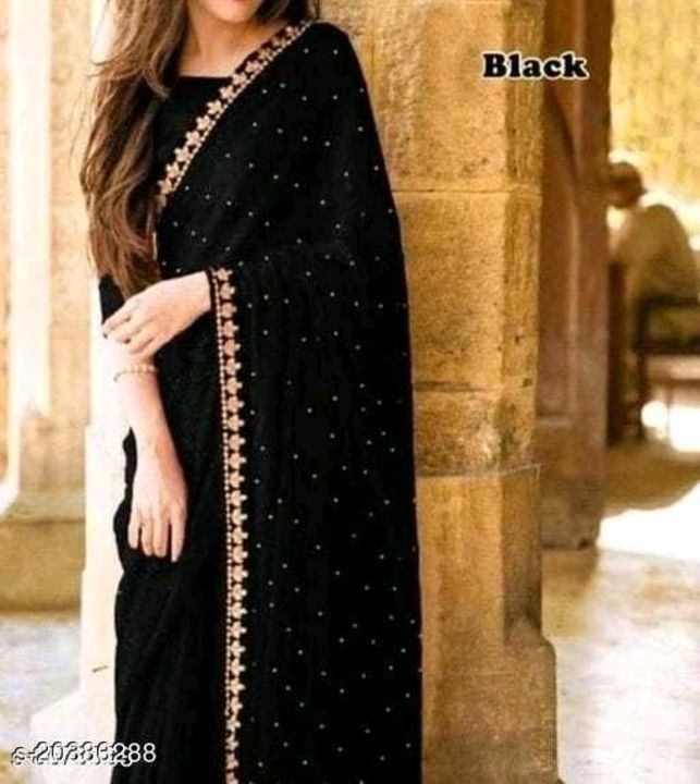 Georgette saree uploaded by business on 5/23/2021