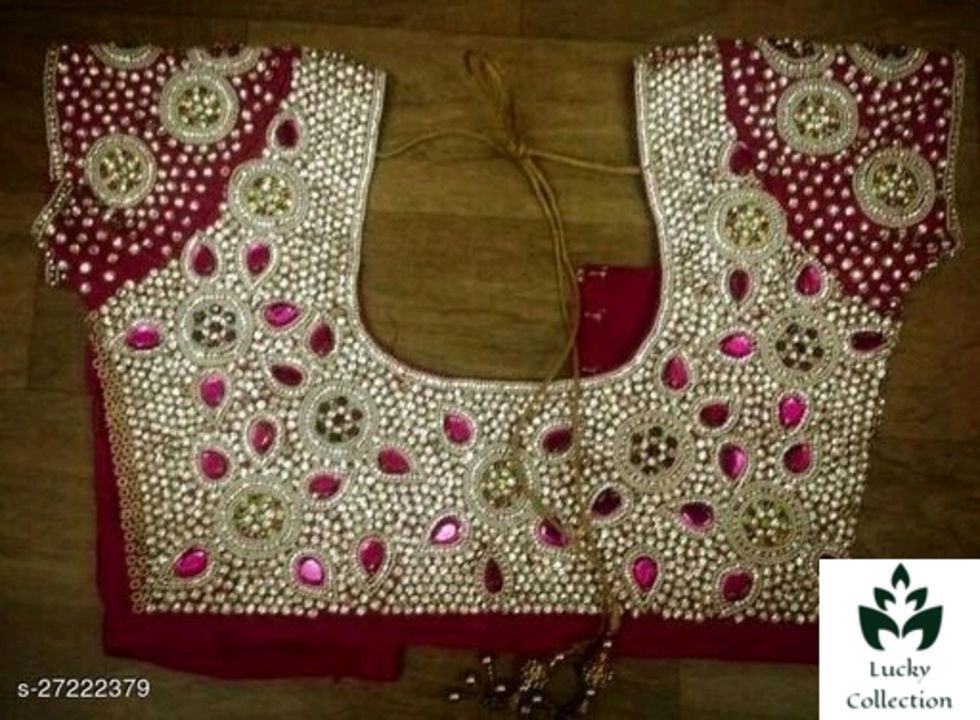 Maggam work stiched blouses uploaded by Lucky collection on 5/23/2021