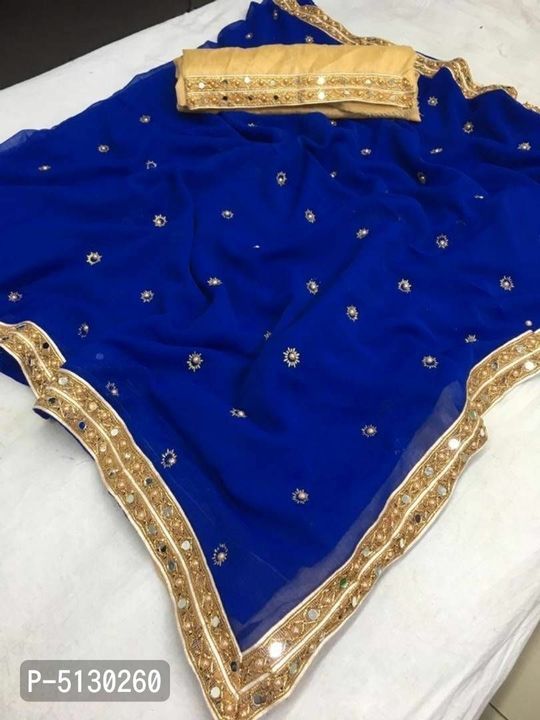 Saree with Blouse piece uploaded by business on 5/23/2021