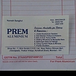 Business logo of PREM ALUMINIUM