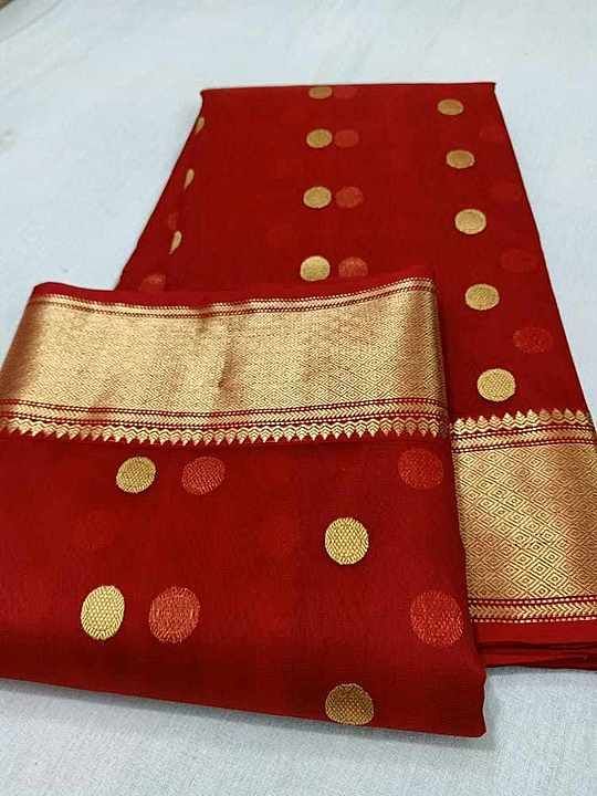 Chanderi saree uploaded by business on 8/6/2020