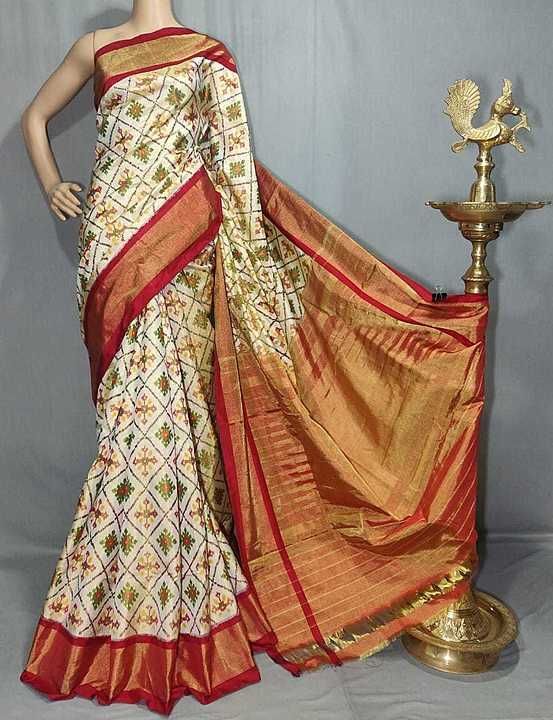 Post image Hey! Checkout my new collection called Ikkat handloom Ikkat silks sarees.