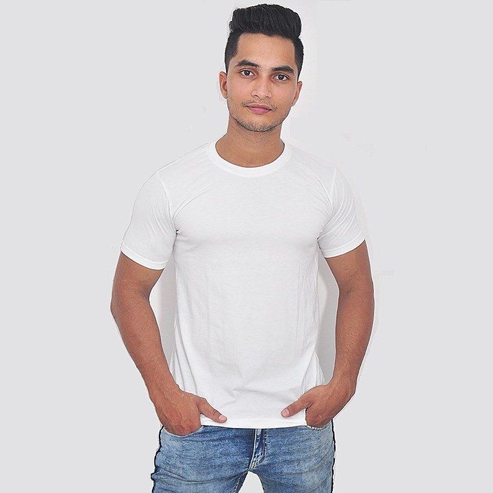 Micro polyester round neck t shirt plain  uploaded by Wanaka on 5/23/2020
