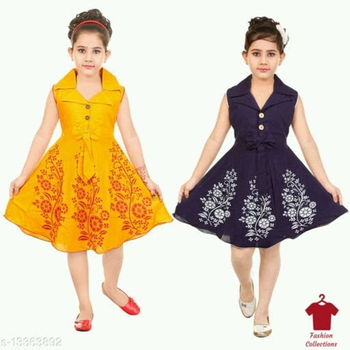 Post image Flawsome Stylus Girls Frocks &amp; Dresses

Fabric: Polyester / Rayon
Sleeve Length: Sleeveless
Pattern: Printed
Multipack: Pack Of 2
Sizes: 
4-5 Years, 5-6 Years, 1-2 Years, 3-4 Years, 6-7 Years, 7-8 Years, 2-3 Years
Dispatch: 2-3 Days