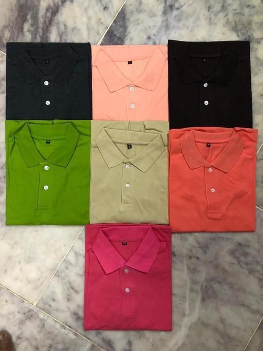 Men's Plain Polo T 👕 uploaded by Alpha And Omega Trendz on 5/24/2021