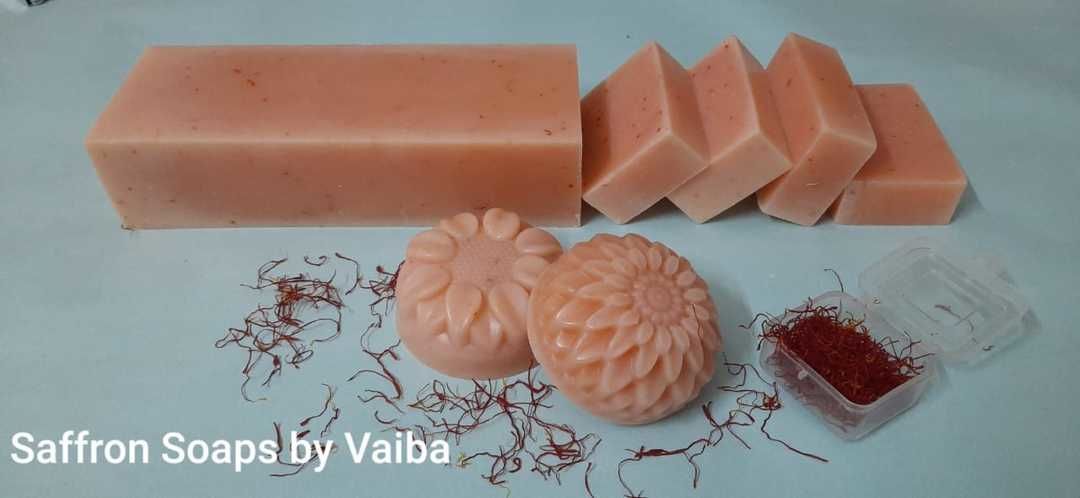 Saffron soap uploaded by Vaiba Products Co., on 5/24/2021
