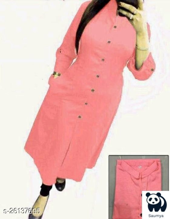 Post image Whatsapp -&gt; https://ltl.sh/zBVrxfc1 (+919811997952)
Catalog Name:*Alisha Fashionable Kurtis*
Fabric: Cotton
Sleeve Length: Three-Quarter Sleeves
Pattern: Solid
Combo of: Single
Sizes:
S, XL, L, XXL, M
Easy Returns Available In Case Of Any Issue
*Proof of Safe Delivery! Click to know on Safety Standards of Delivery Partners- https://ltl.sh/y_nZrAV3