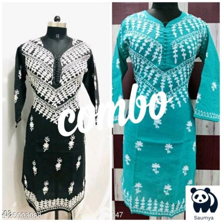 Post image Price 700/- combo pack Whatsapp -&gt; https://ltl.sh/zBVrxfc1 (+919811997952)
Catalog Name:*Alisha Superior Kurtis*
Fabric: Cotton
Pattern: Chikankari
Combo of: Combo of 2
Sizes:
XL (Bust Size: 42 in) 
L (Bust Size: 40 in) 
M (Bust Size: 38 in) 
XXL (Bust Size: 44 in) 

Easy Returns Available In Case Of Any Issue
*Proof of Safe Delivery! Click to know on Safety Standards of Delivery Partners- https://ltl.sh/y_nZrAV3
