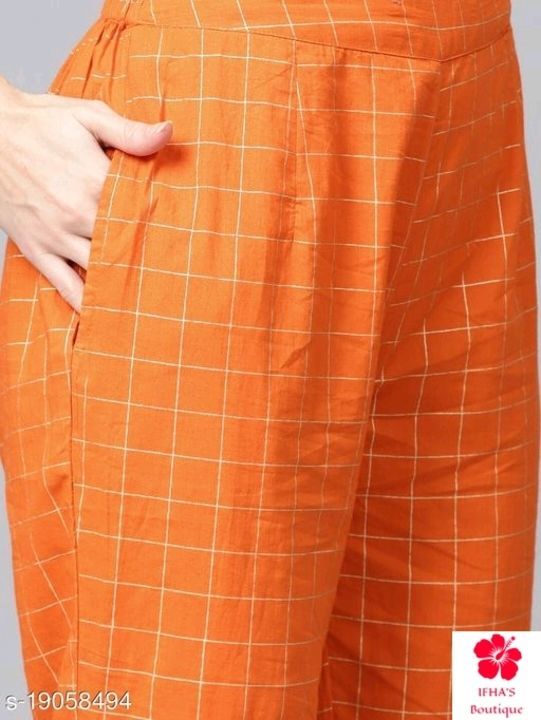 Orange and indigo kurta sets uploaded by Ifha shop on 5/24/2021