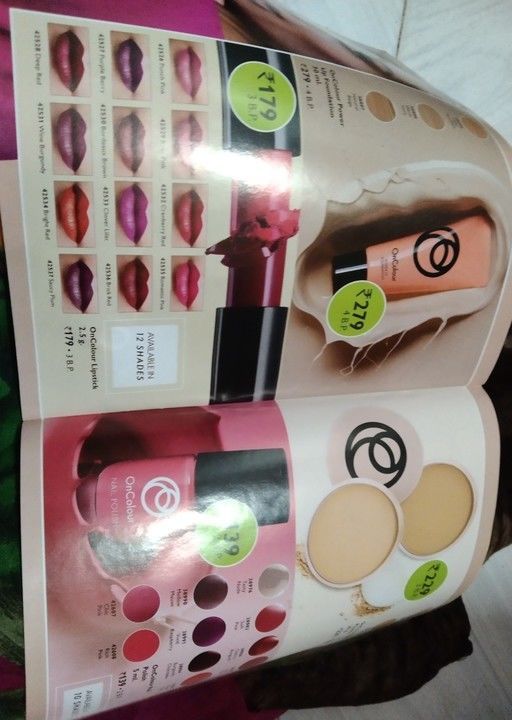 On Colour power up foundation +on colour lipstick +on colour face powder+on colour nail polish uploaded by business on 5/24/2021