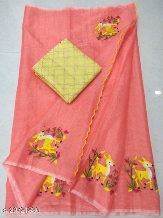 Kota Doria Masuria Saree with Blouse in Different Colours and Designs uploaded by business on 5/24/2021