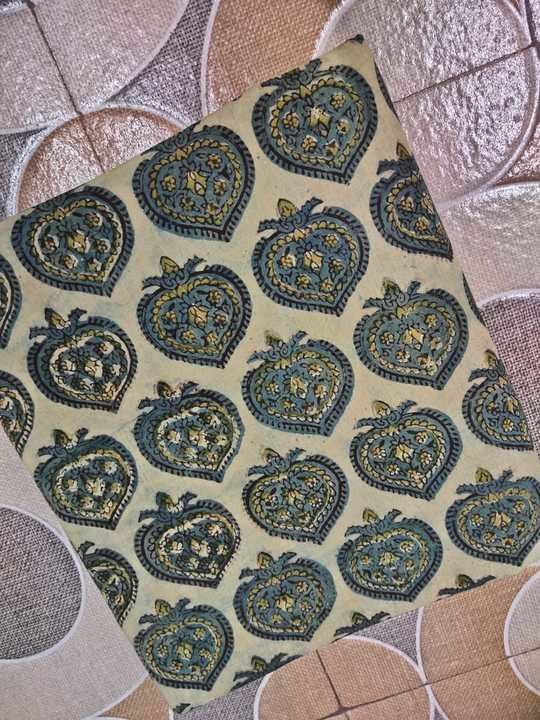 Ajrakh printed cotton fabric uploaded by Chhipa print on 5/24/2021