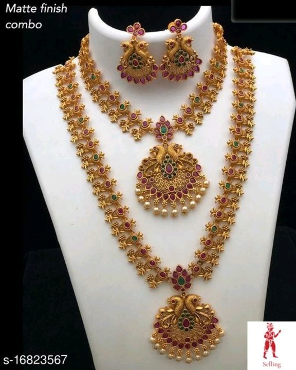 South Wome's Gold Plated Jewellery sets  uploaded by Seller on 5/24/2021