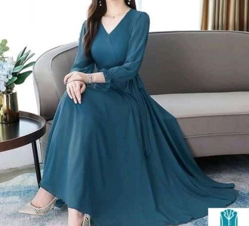 Post image I wamt this type of plain Georgette Plain Maxi dresses same like the Sample pic in different colours and same like photo also