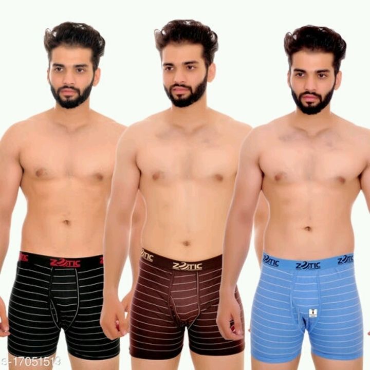 Zotic Men's stylish cotton trunks combo 4 uploaded by Meraj Hussain collection on 5/24/2021