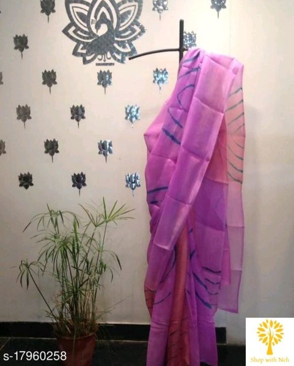 Organza Saree uploaded by business on 5/25/2021