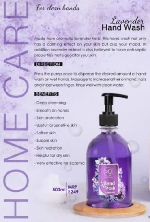 Lavender hand wash uploaded by Shanthi Organic and Herbal Products on 5/25/2021