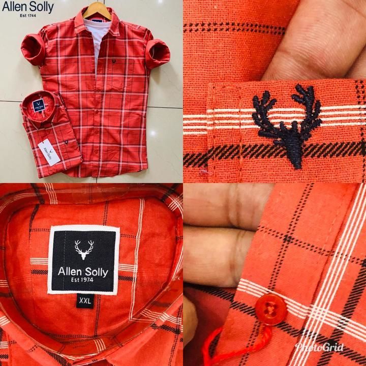 ALLEN SOLLY  CHECK SHIRT uploaded by business on 5/25/2021
