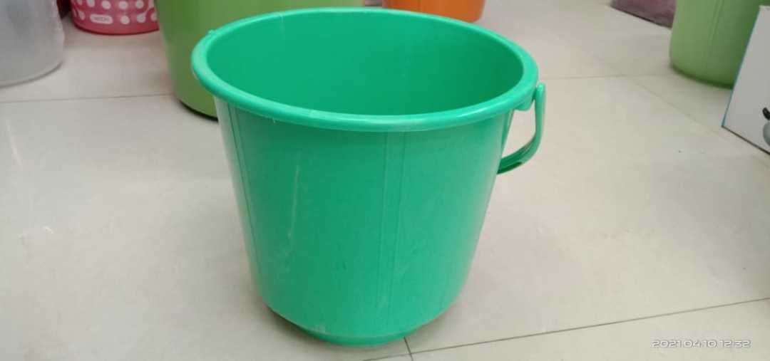 Plastic bucket 14 litre uploaded by Om enterprises  on 5/25/2021
