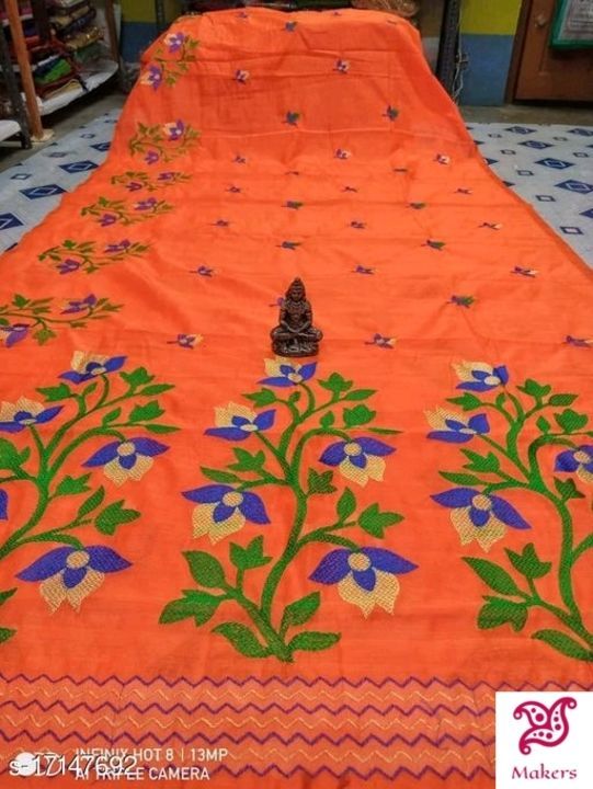 Charvi Voguis saree uploaded by Maker's on 5/25/2021