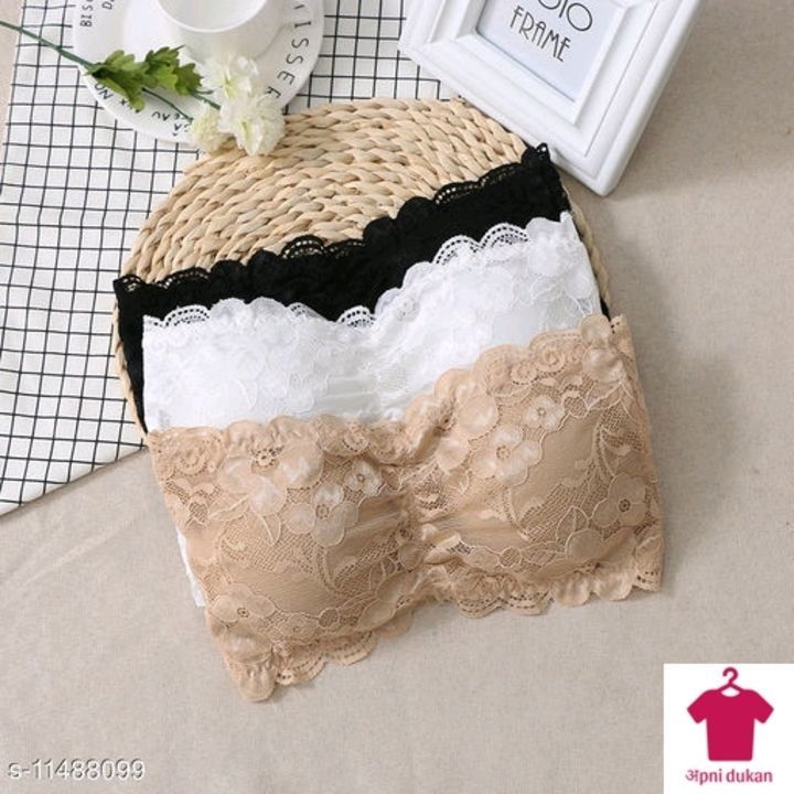 Padded Combo Bandeau bra uploaded by अpni Dukan on 5/25/2021