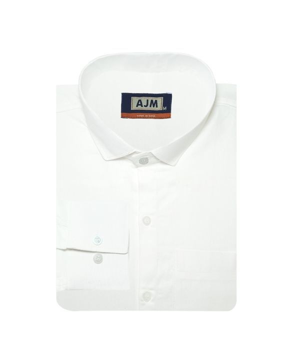 COD | Premium White Mens Shirt Wholesale Order Only uploaded by AJM Exports Pvt Ltd on 5/25/2021