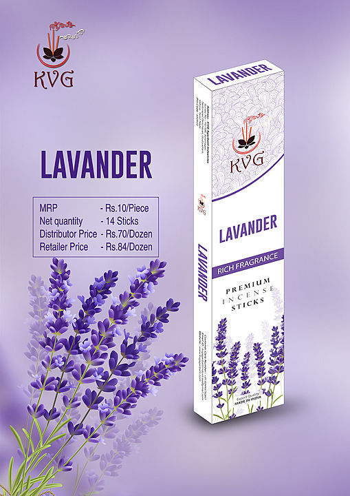 Lavender incense sticks 
 uploaded by Kvg agarbatti industries on 5/24/2020
