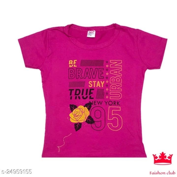Girls t shirt pack of 5 uploaded by Faishon fiesta on 5/26/2021