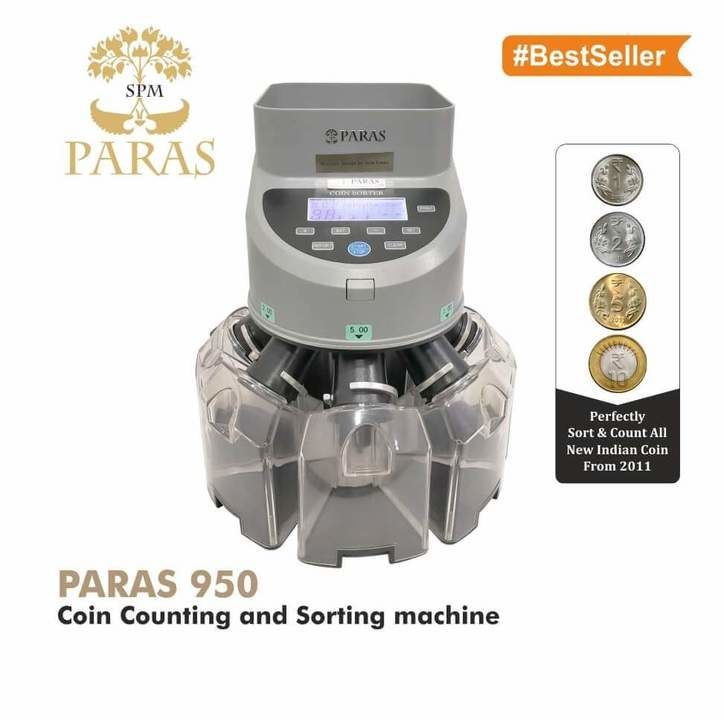 Coin Counting & Sorting Machine PARAS-950 uploaded by Shree Paras Marketing on 5/26/2021