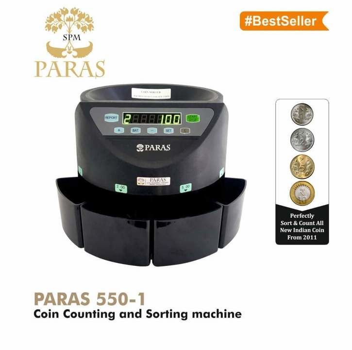 Coin Counting & Sorting PARAS -550-1 uploaded by business on 5/26/2021