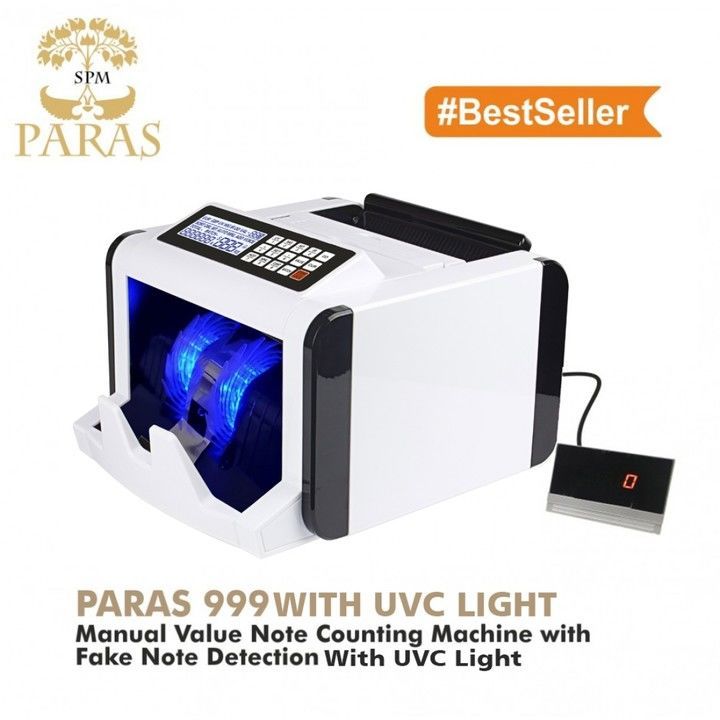 Manual Value Counting Machine PARAS-999 With UV-C Light uploaded by Shree Paras Marketing on 5/26/2021