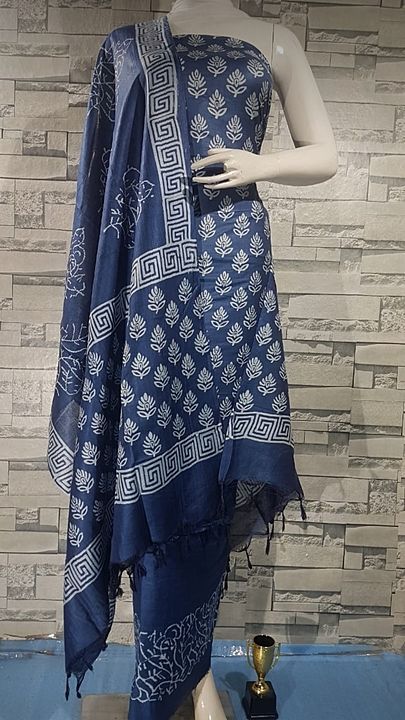 SSARA Women's Khadi Cotton Salwar Suit - Neelmart