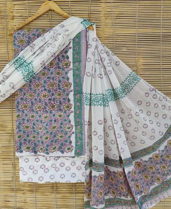 Post image Hand made printed fabric ,natural colors only