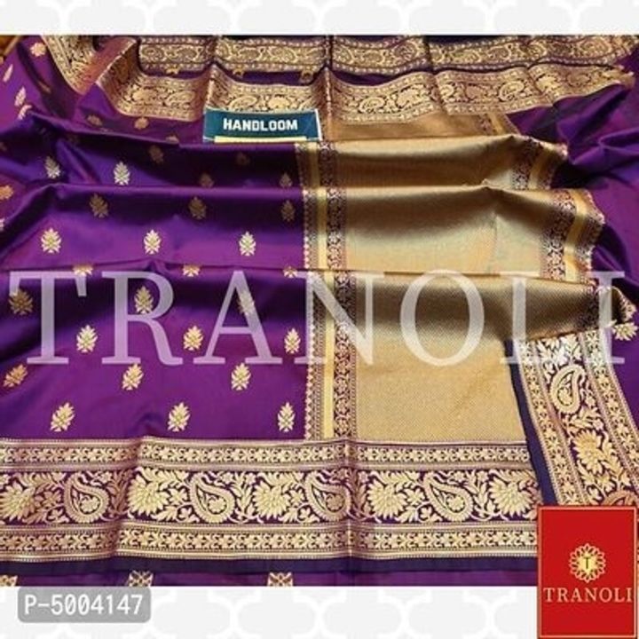 Tranoli Banarasi Silk Zari Border Saree With Blouse Piece

 Color:  Multicoloured

 Fabric:  Art Sil uploaded by KING FISHER TO KING LIFE on 5/26/2021