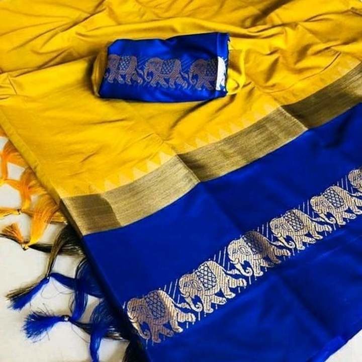 Saree uploaded by Hand block print on 5/26/2021