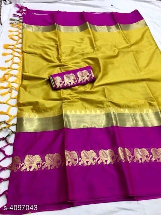 Saree uploaded by Hand block print on 5/26/2021