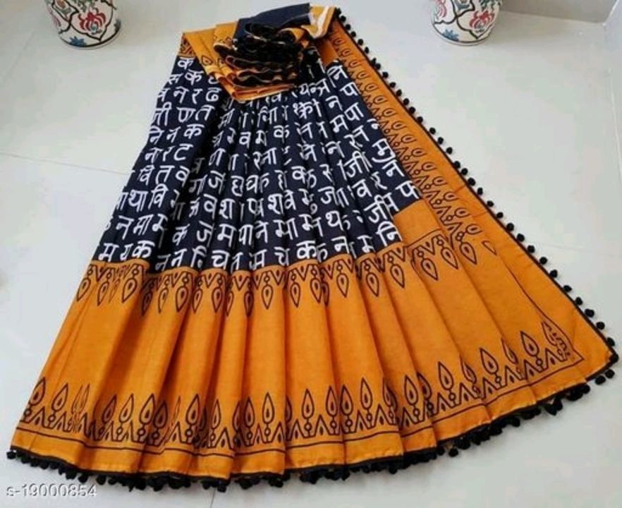 Georgous soft cotton saree uploaded by Unic women clothing on 5/26/2021