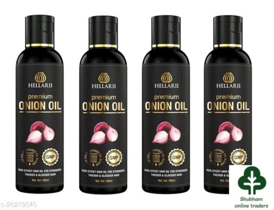 Hellarii Onion Oil for Hair Regrowth & Hair Fall Control Hair Oil (pack of 5)
Hellarii Onion Oil for uploaded by business on 5/26/2021