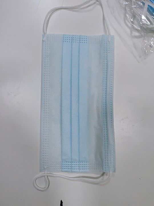 3 ply mask with nosepin with ultrasonic sealing  uploaded by business on 8/7/2020