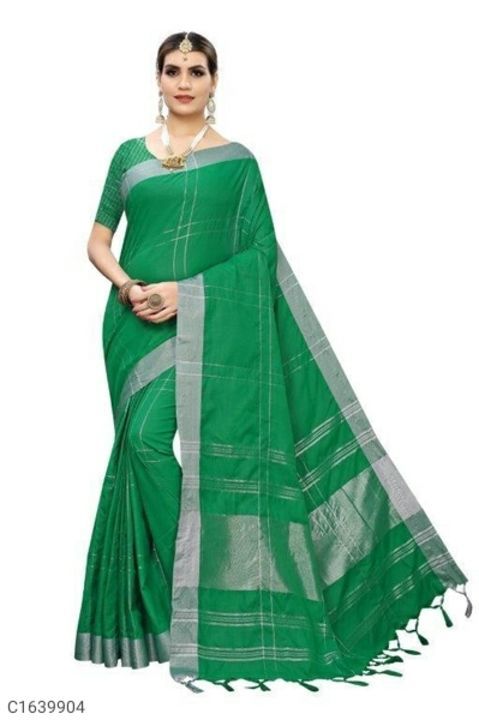 Cotton blend saree uploaded by Shopping Dil Se on 5/26/2021