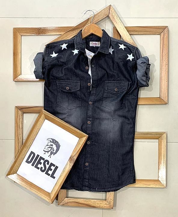 Post image ❤            *_DESIGNER STUFF*_             ❤
*_STAR Pattern with Denim shirts*_

*BRAND:- DIESEL *

*FULL SLEEVE DENIM SHIRTS WITH DOUBLE POCKET AND COLOURED BUTTON in 3 all time favourite colors*

_FABRIC:- very very High stuff with satisfaction gurantee _

*QUALITY:- Very very High* (best in market ♥️)
*SIZES:- M L XL*
*PRICE:- 650/- free ship*

_300 pieces available *Full stock*