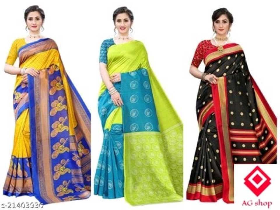 women sarees combo 3pees uploaded by business on 5/26/2021