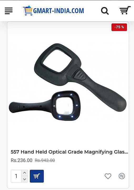 Optical grade magnifying glass uploaded by gmart-indoa on 8/7/2020