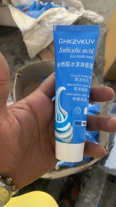 Salicylic acid ice cream mask uploaded by Umiya Enterprise on 5/27/2021