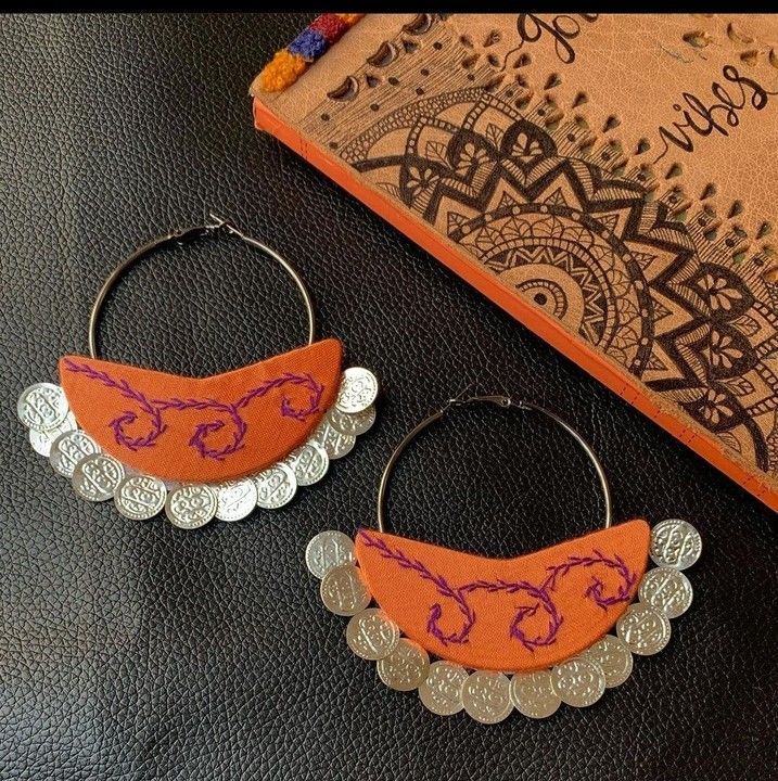 Embroidary Hoop Earings  uploaded by business on 5/27/2021