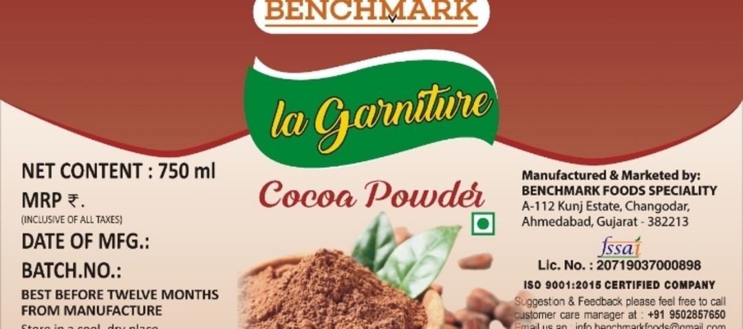 BENCHMARK FOODS SPECIALITY