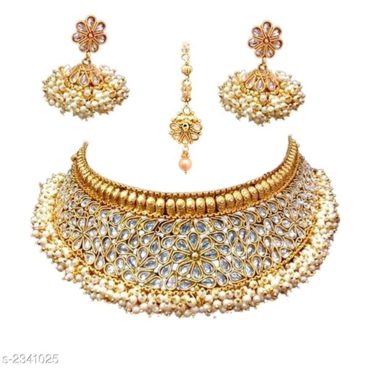 Women's Alloy Gold Plated Jewellery Set uploaded by business on 5/27/2021